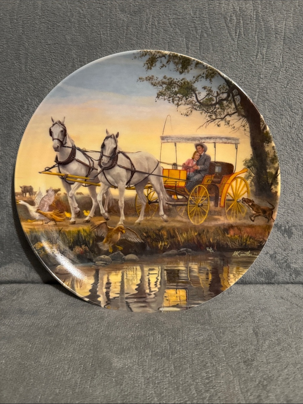 Knowles Collector Plate Oklahoma